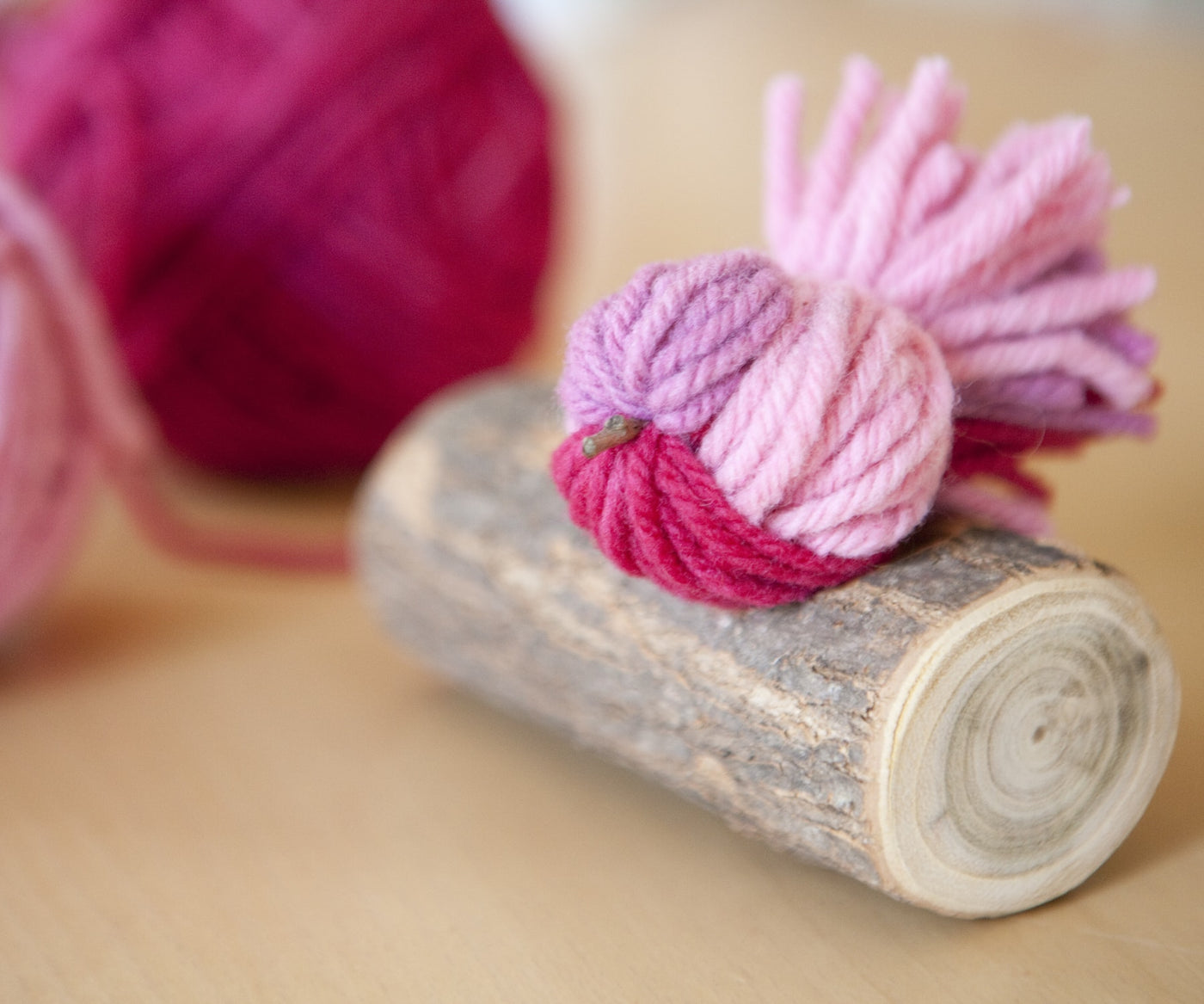 pajarito de lana oránica DIY