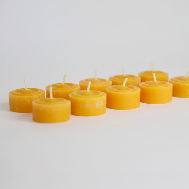 CAJA DE VELAS DE TÉ 100% CERA DE ABEJA