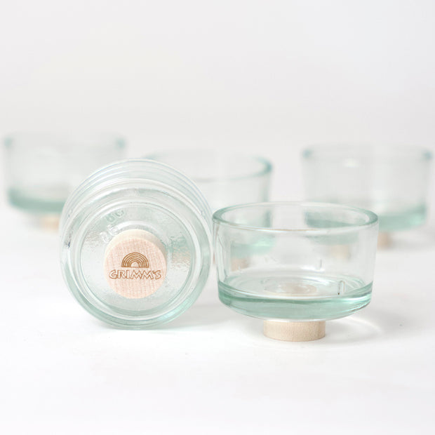 PORTAVELAS DE CRISTAL PACK DE 5