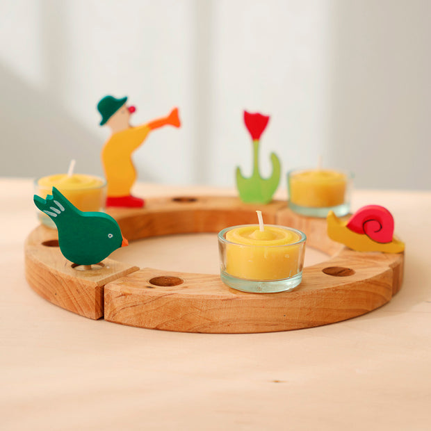 CAJA DE VELAS DE TÉ 100% CERA DE ABEJA