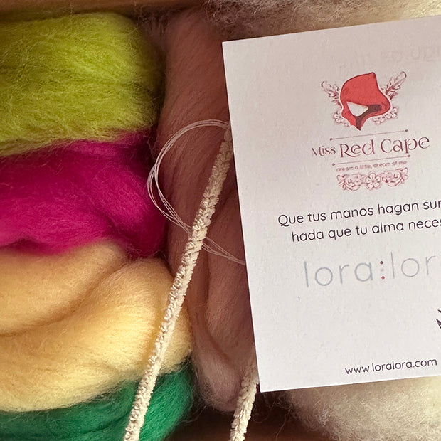 KIT TALLER MISSREDCAPE - hada primavera