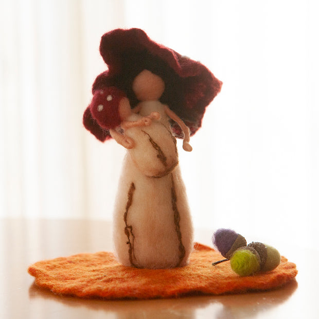 FIGURA DE LANA CARDADA OTOÑO 🍂