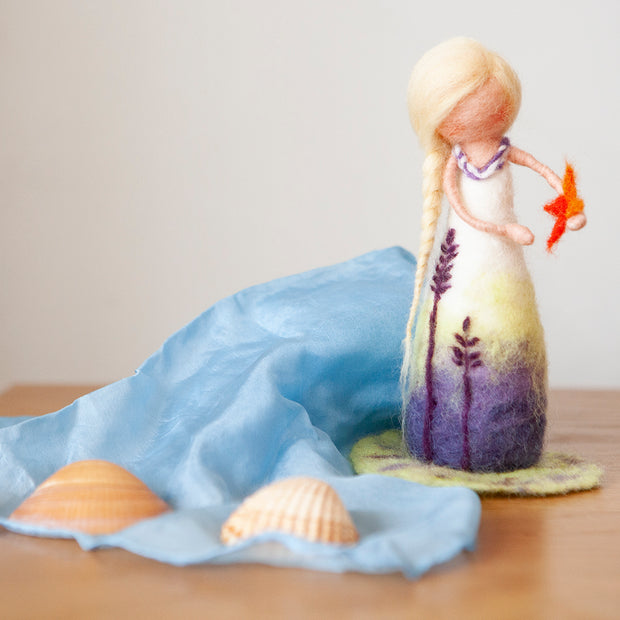 FIGURA DE LANA CARDADA VERANO 🐚