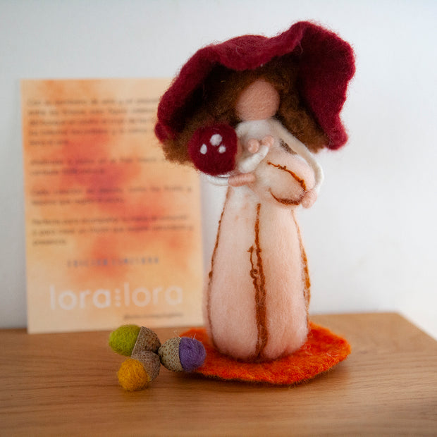 FIGURA DE LANA CARDADA OTOÑO 🍂