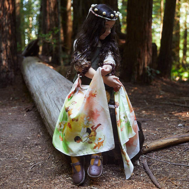 PAÑUELO Y GUIRNALDA DE SEDA